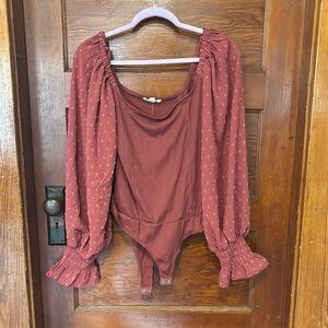 Rust Brown Women's Top